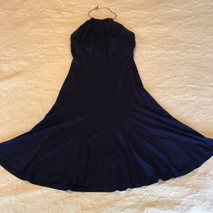 Navy Blue Ralph Lauren halter dress